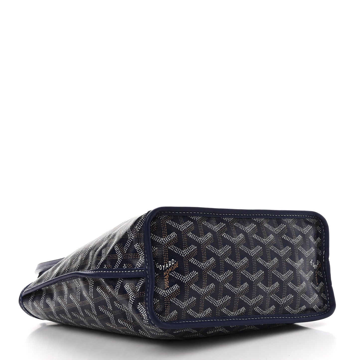 Goyardine Reversible Mini Anjou Navy