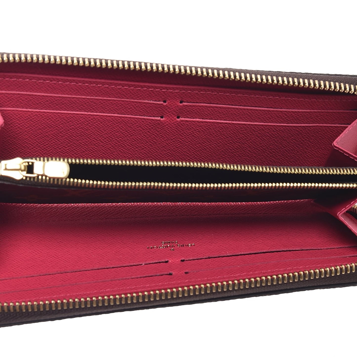 Monogram Clemence Wallet Fuchsia