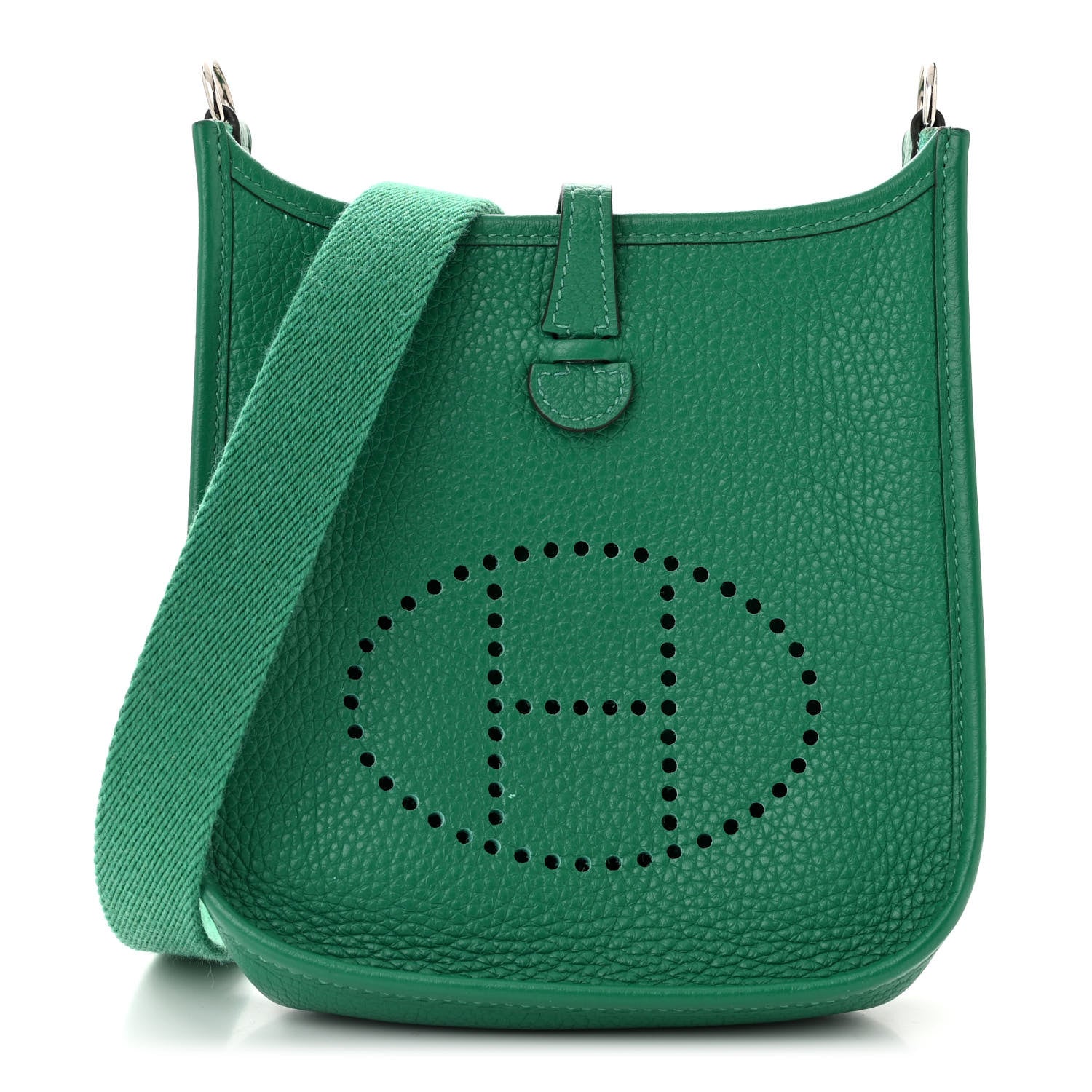 Hermes Taurillon Clemence Evelyne TPM Vert Vertigo 1 of 13