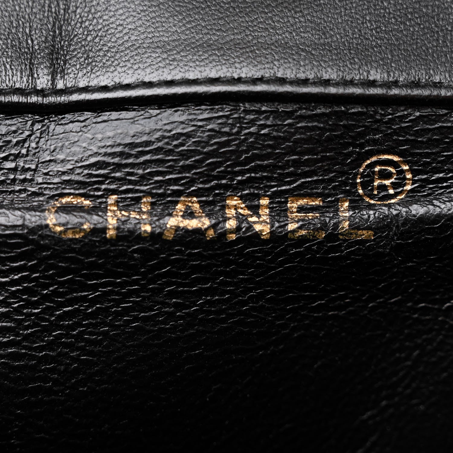 Chanel Lambskin Quilted Drawstring Backpack Black 6 of 13