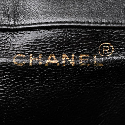 Chanel Lambskin Quilted Drawstring Backpack Black 6 of 13