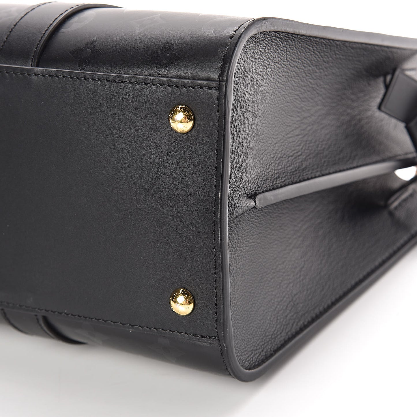 Monogram Cuir Plume Very Tote GM Black