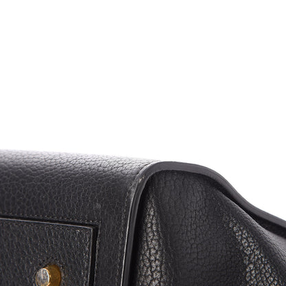 Celine Crisped Calfskin Small Tie Knot Tote Black 9 of 12