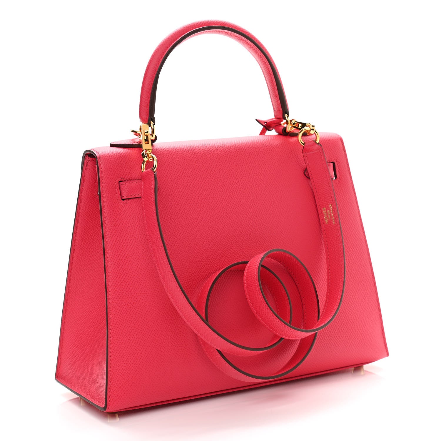 Hermes Epsom Kelly Sellier 25 Rose Extreme 3 of 11