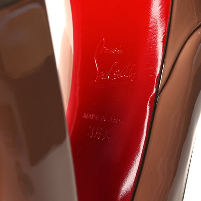 Christian Louboutin Patent Movida Sling 130 Platform Pumps 36.5 Nude 6 of 8