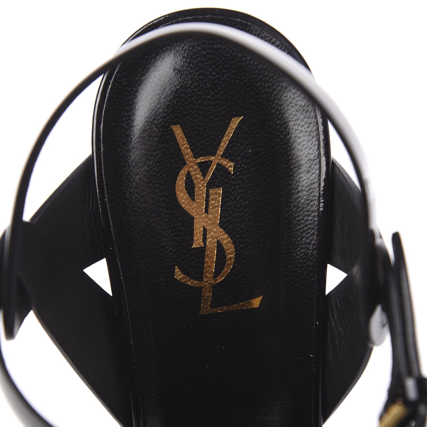 Saint Laurent Patent Tribute 105 Platform Sandals 41 Black 6 of 11