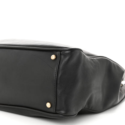 Chanel Lambskin Camellia Tote Black 10 of 10