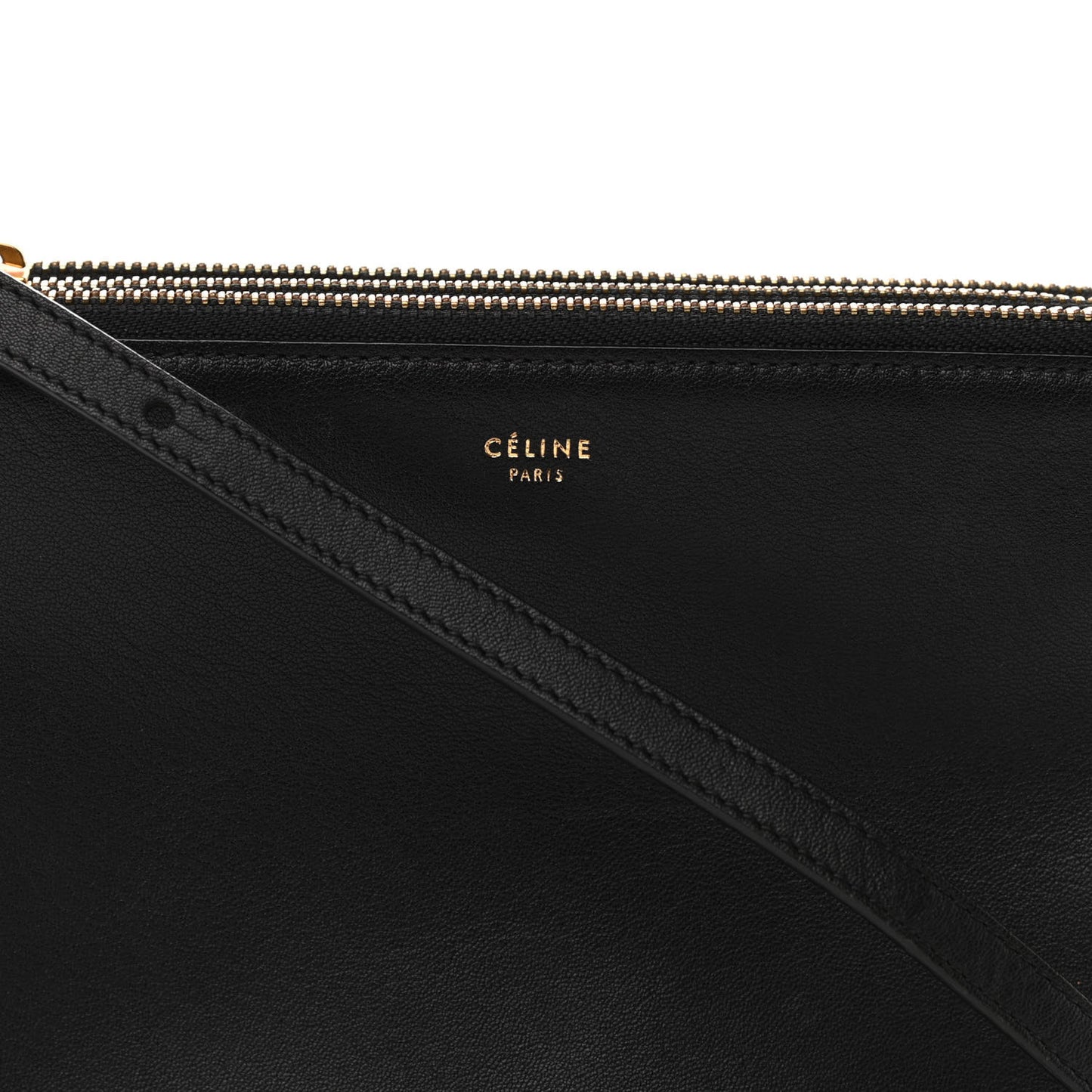 Lambskin Small Trio Crossbody Bag Black
