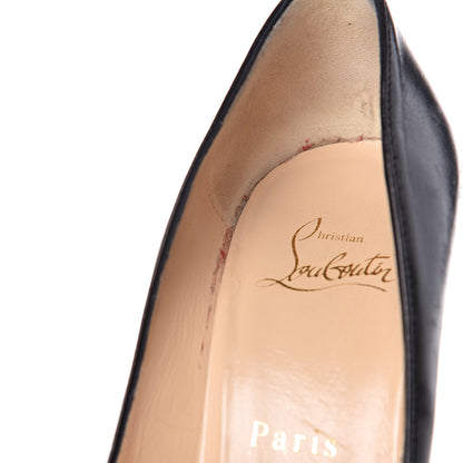 Christian Louboutin Shiny Nappa Pigalle Follies 100 Pumps 36.5 Black 11 of 17