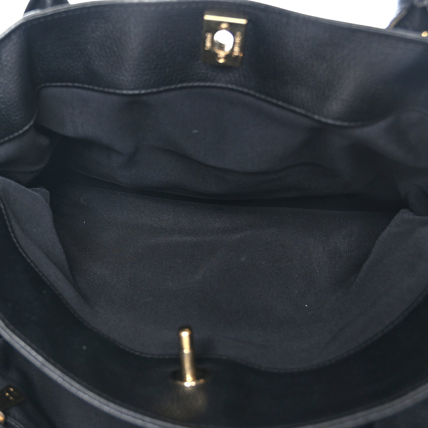 Chanel Deerskin Cerf Executive Shopper Tote Black 6 of 12