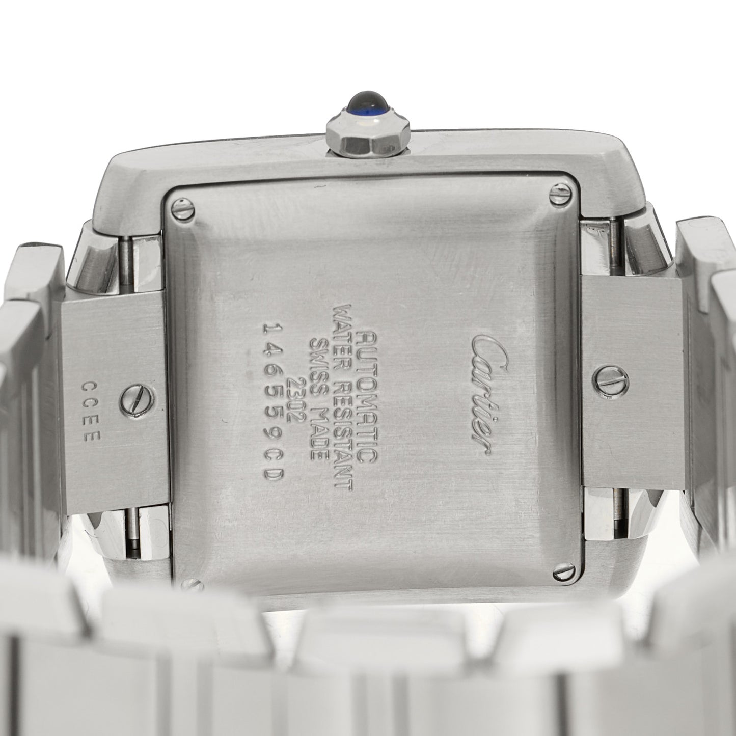 Stainless Steel 28mm Tank Francaise Automatic Watch
