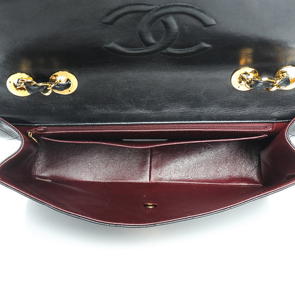 Chanel Lambskin Quilted XL Jumbo Single Flap Black 5 of 7