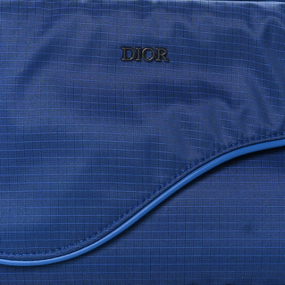 Christian Dior Nylon Saddle Belt Bag Blue 8 of 11