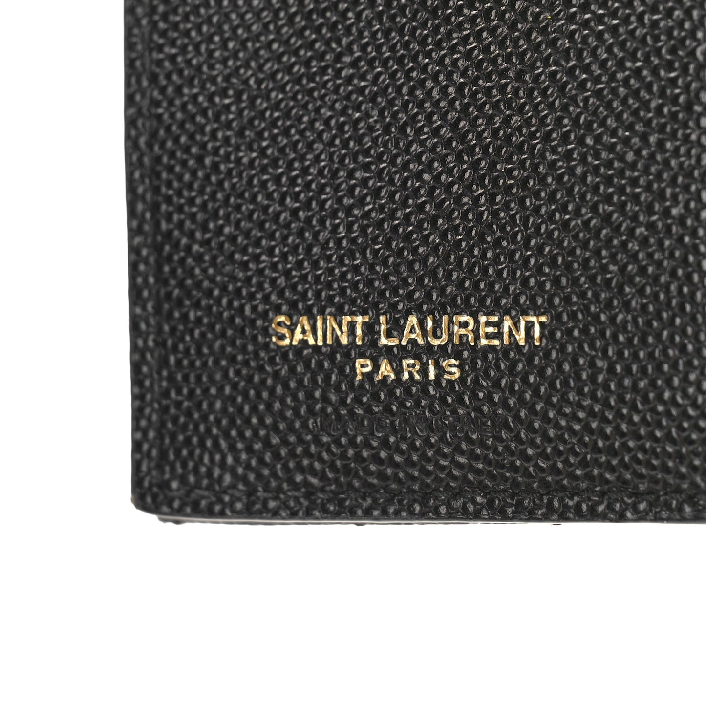 Grain De Poudre Matelasse Chevron Monogram Zipped Card Case Black