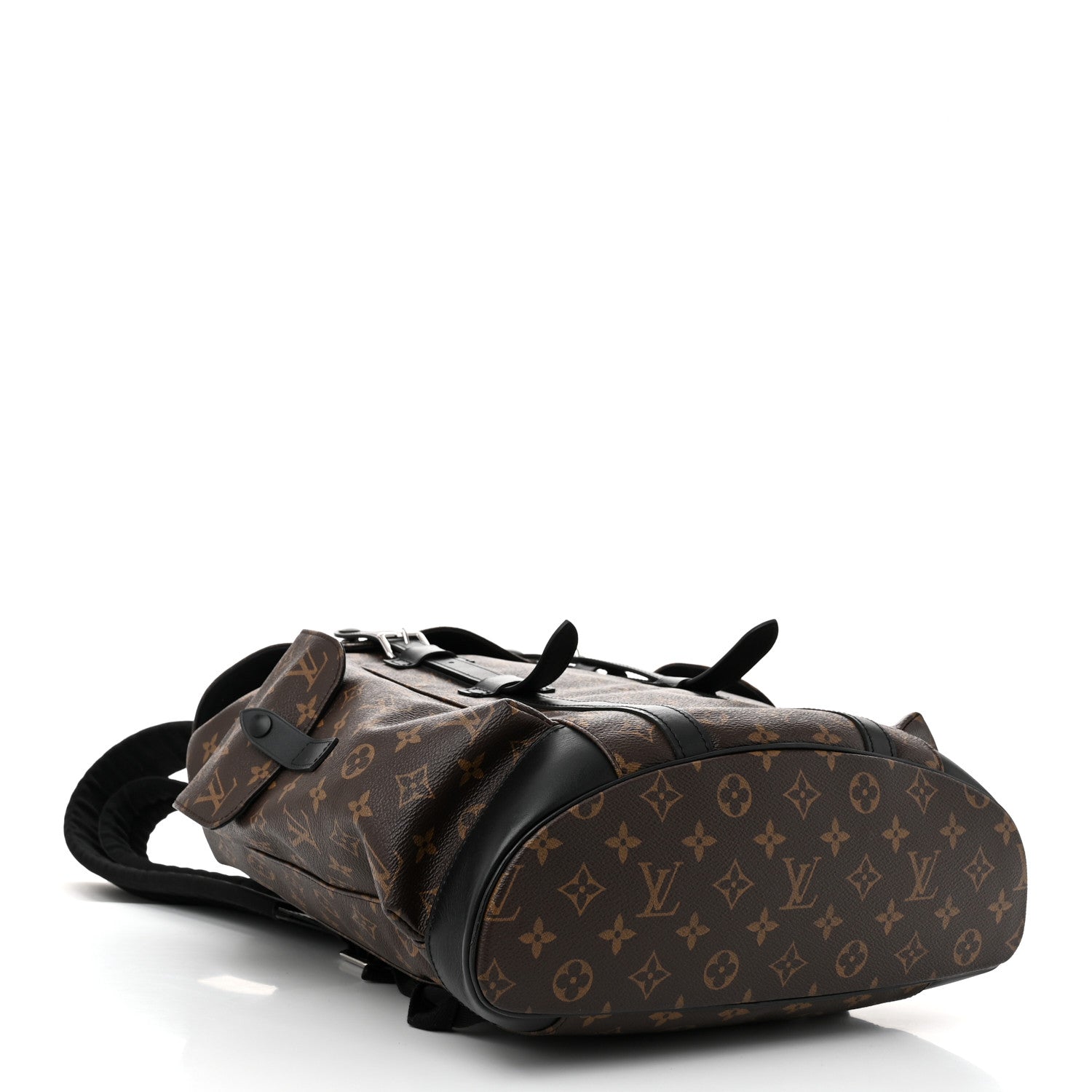 Louis Vuitton Monogram Macassar Christopher MM Backpack 4 of 10