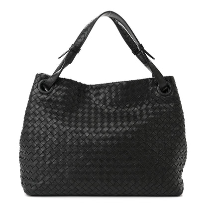 Bottega Veneta Nappa Intrecciato Medium Garda Bag Black 1 of 13