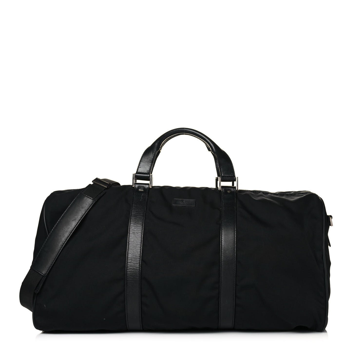 Nylon Large Duffle Bag Black