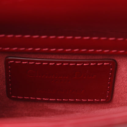 Christian Dior Patent Cannage Micro Lady D-Joy Rouge Ceris 6 of 10