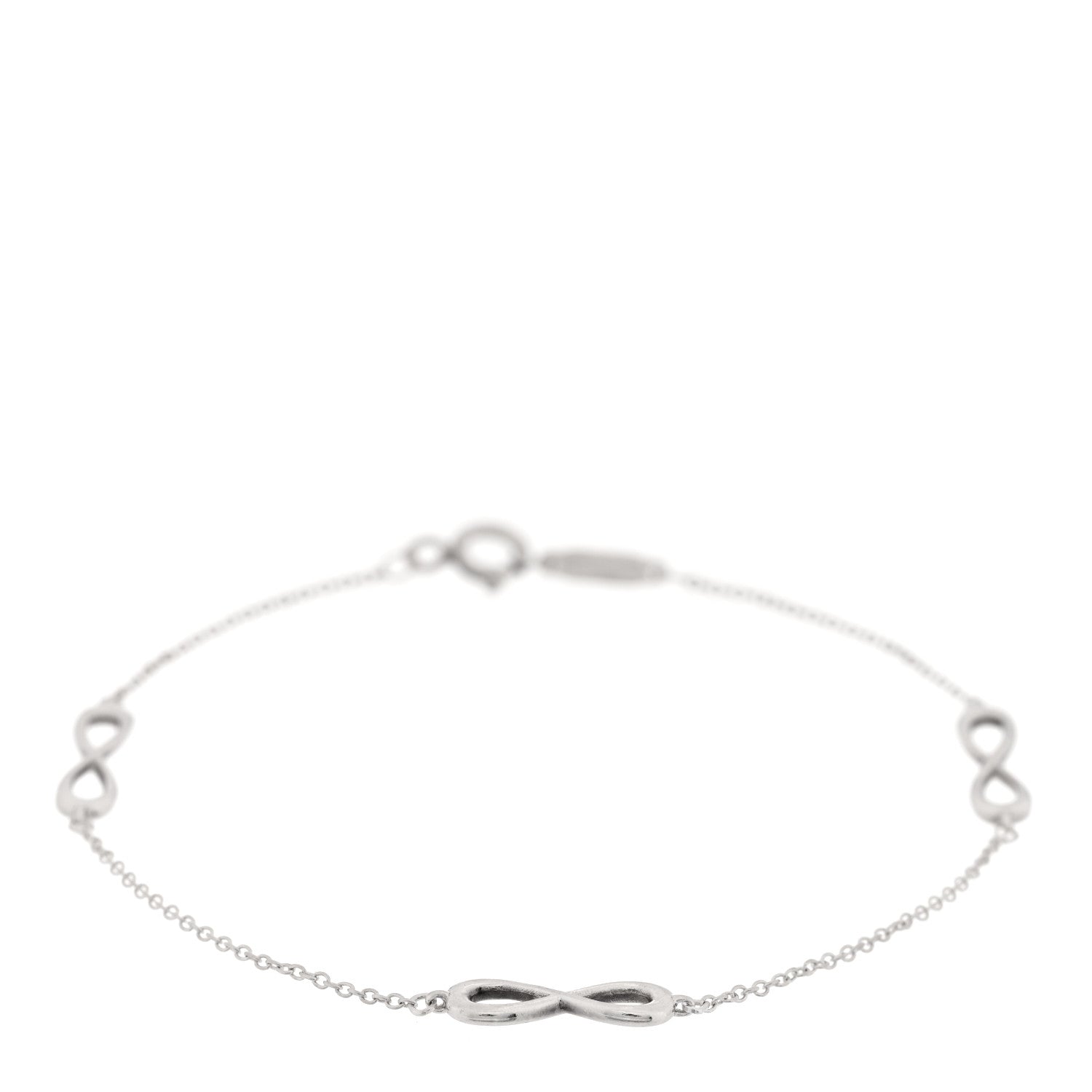 Tiffany Sterling Silver Infinity Endless Bracelet 1 of 4
