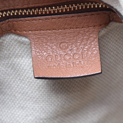 Gucci Pebbled Calfskin Medium Soho Chain Shoulder Bag Dusty Blush 6 of 9