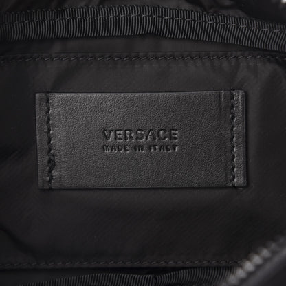 Versace Nylon Logo Two Tone Belt Bag Black 9 of 10
