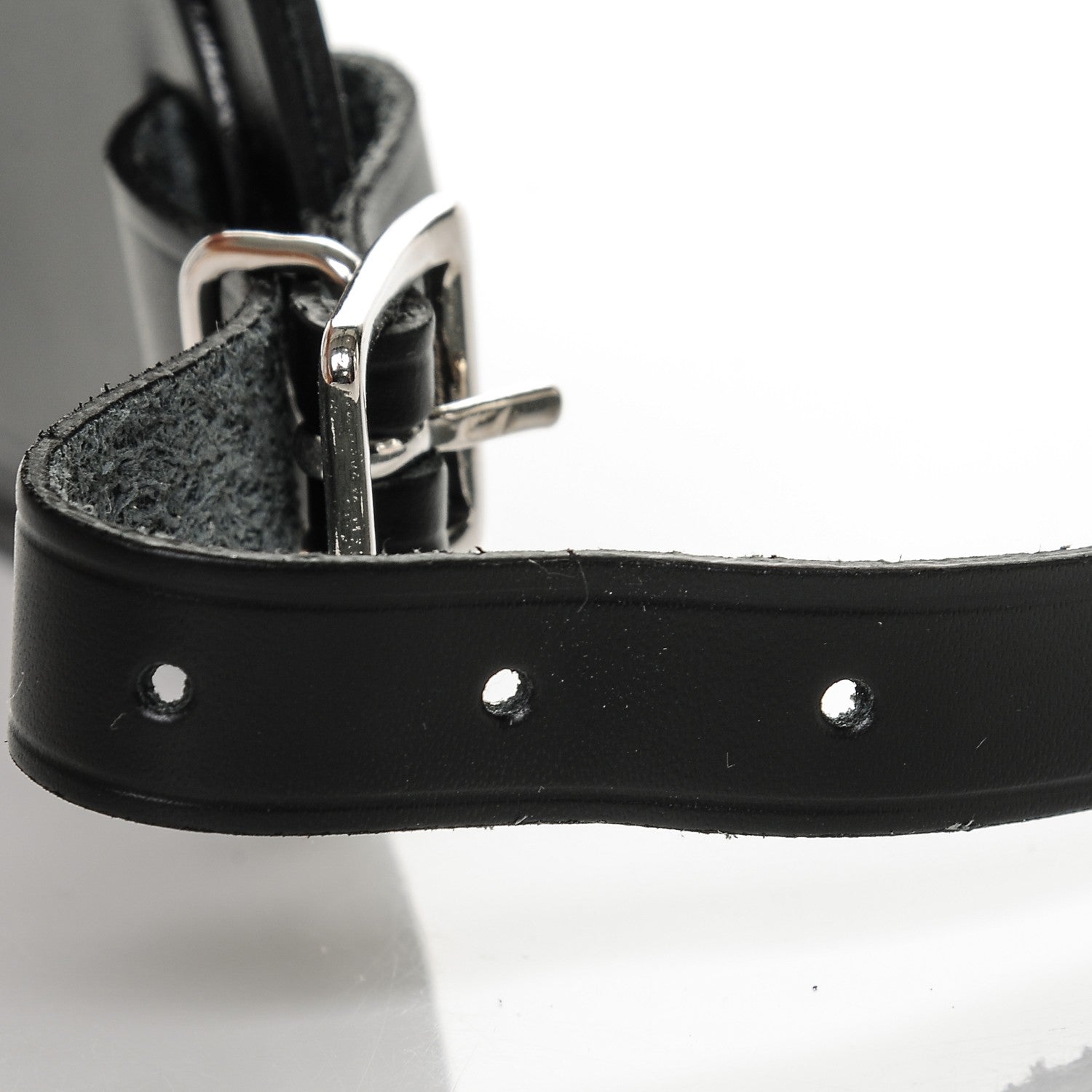 Louis Vuitton Calfskin Luggage Tag Black 4 of 4