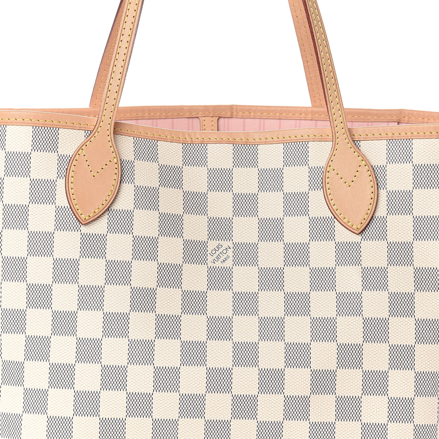 Louis Vuitton Damier Azur Neo Neverfull MM Rose Ballerine 6 of 8