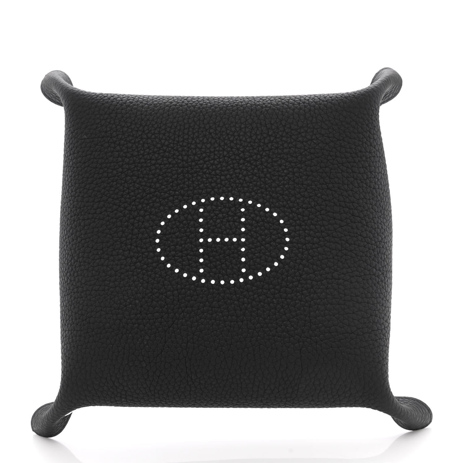 Hermes Taurillon Clemence Mises et Relances Change Tray Black 3 of 6