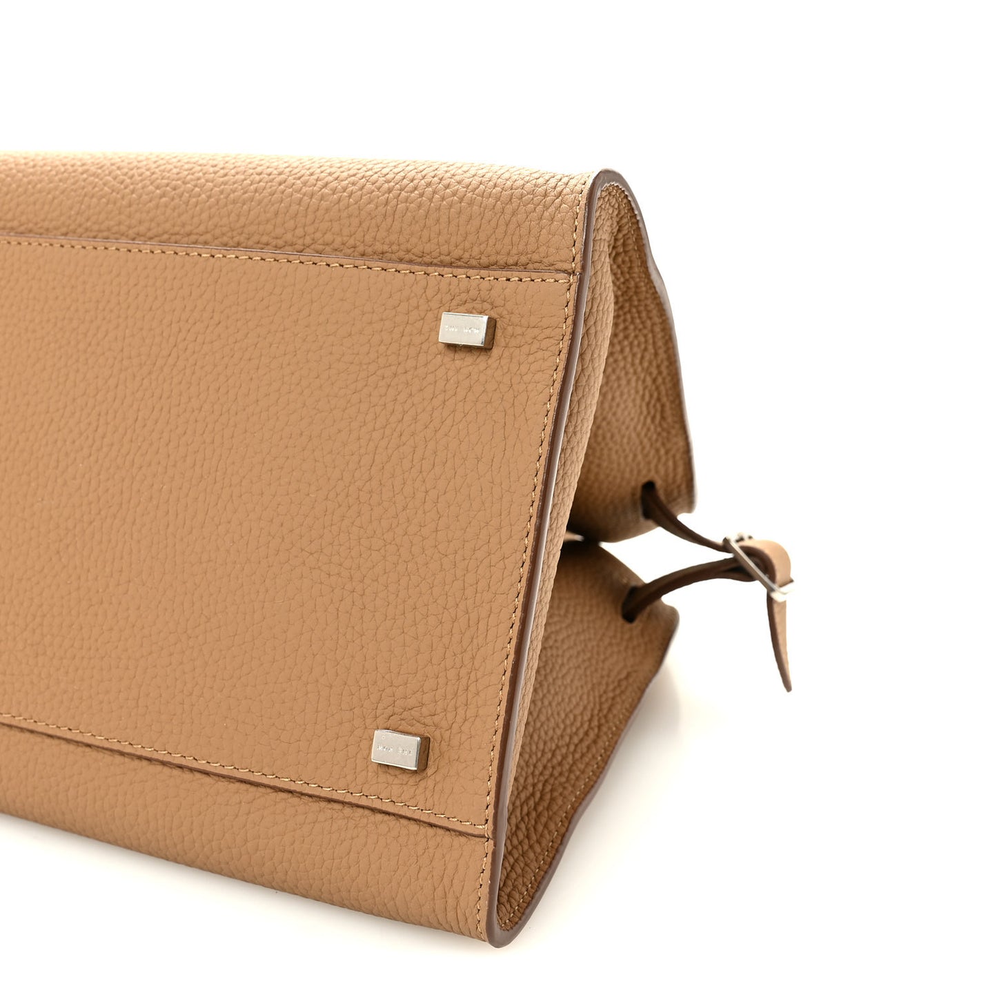 Matte Grained Calfskin Soft Margaux 12 Sandpit