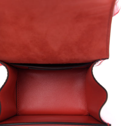 Valentino Garavani Patent Micro VSling Shoulder Bag Cerise Rouge Pur 5 of 9