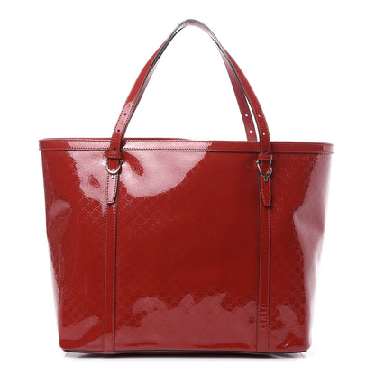 Gucci Patent Microguccissima Medium Nice Tote Rose Bed 1 of 15