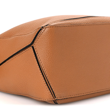 Loewe Grained Calfskin Small Puzzle Bag Tan 10 of 11