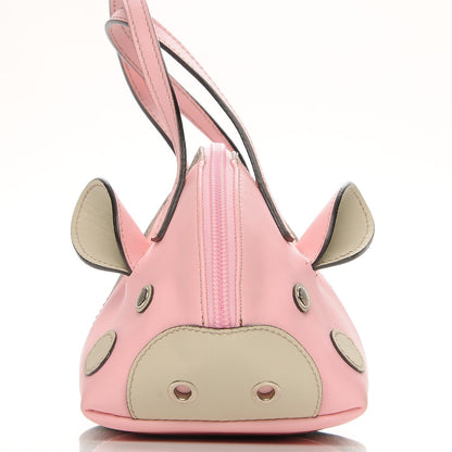 Gucci GG Supreme Monogram Children's Zoo Pig Pink 4 of 9