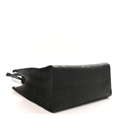 Louis Vuitton Empreinte Monogram Giant Onthego MM Black 3 of 9
