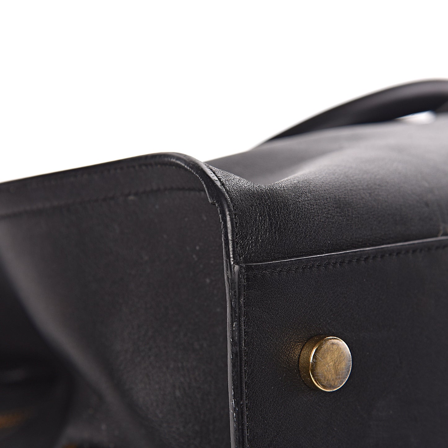 Calfskin Medium Classic Y Cabas Black