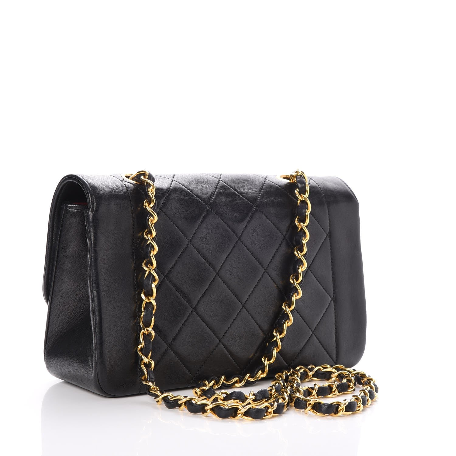 Chanel Lambskin Quilted Small Single Flap Black 3 of 10