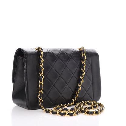 Chanel Lambskin Quilted Small Single Flap Black 3 of 10