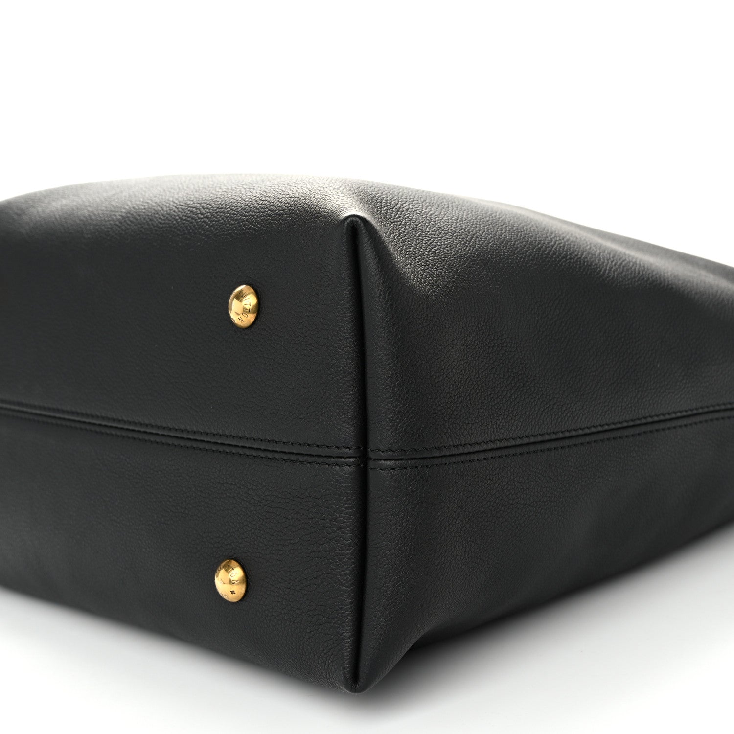 Louis Vuitton Grained Calfskin Low Key Hobo MM Black 10 of 11