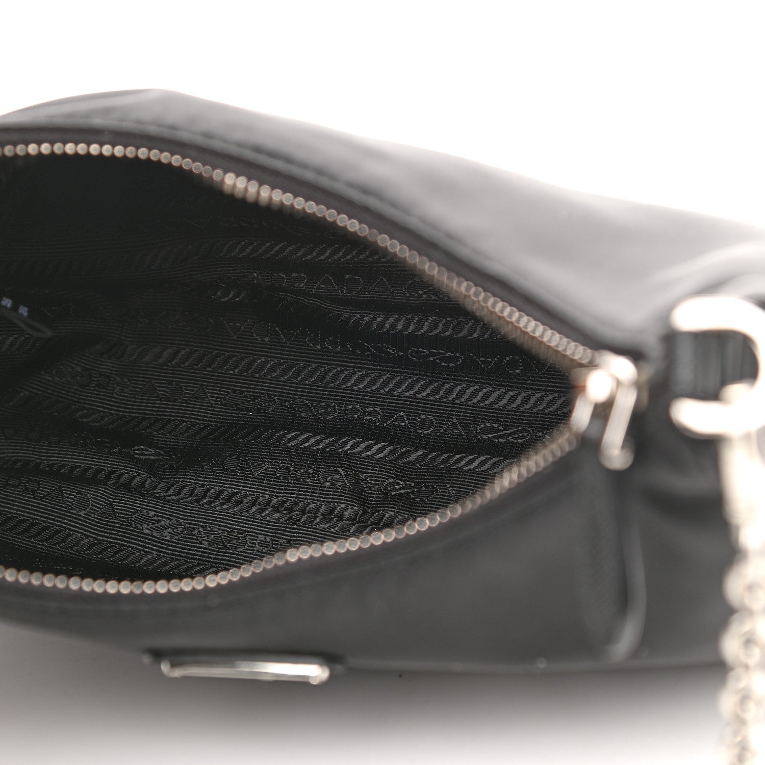 Prada Nylon Re-Edition 2005 Shoulder Bag Black 5 of 12