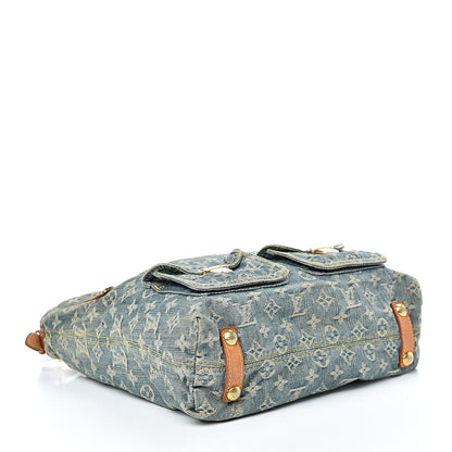 Louis Vuitton Denim Baggy GM Blue 4 of 20