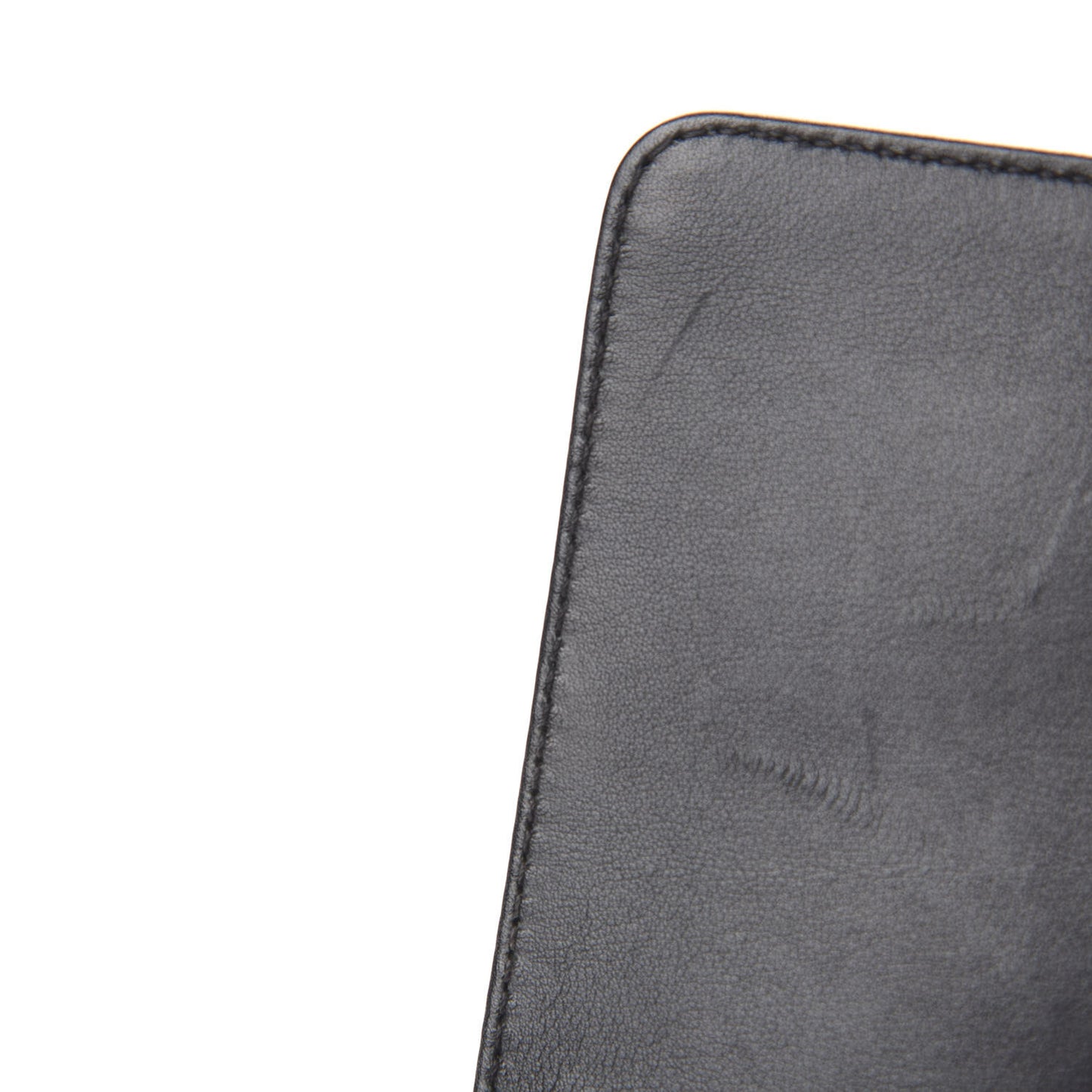 Calfskin Velvet Small Boy Flap Black Red