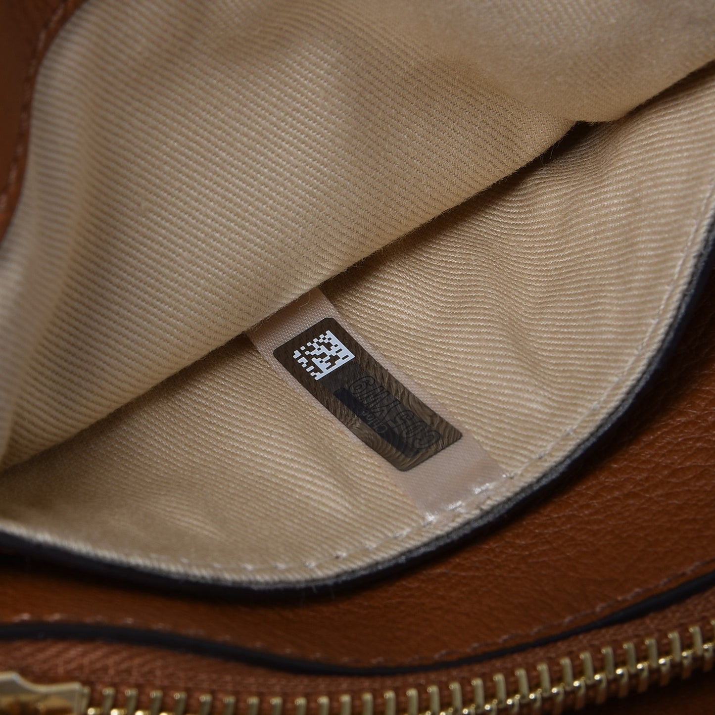 Calfskin Medium Faye Day Shoulder Bag Caramel