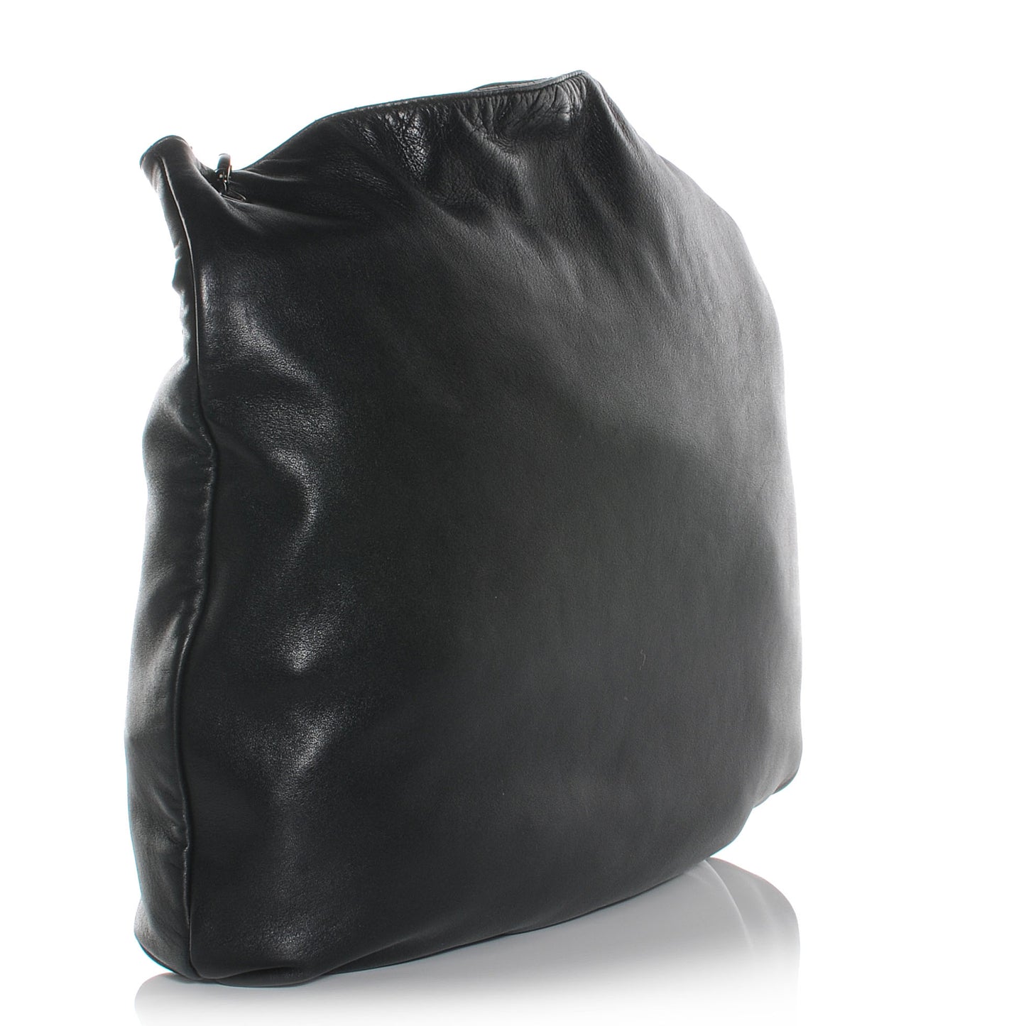 Lambskin Soft and Chain Large Hobo Black