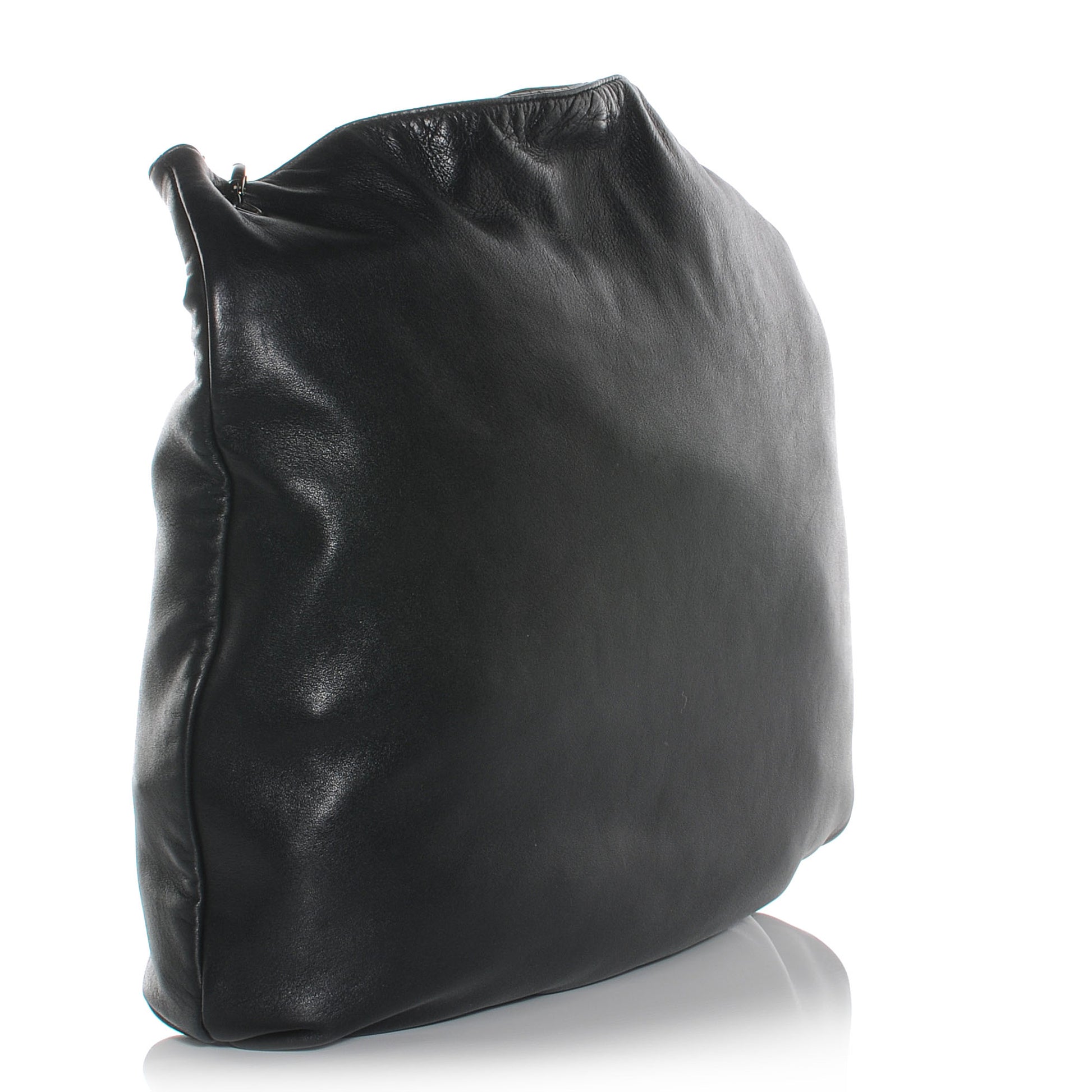 Chanel Lambskin Soft and Chain Large Hobo Black 3 of 7