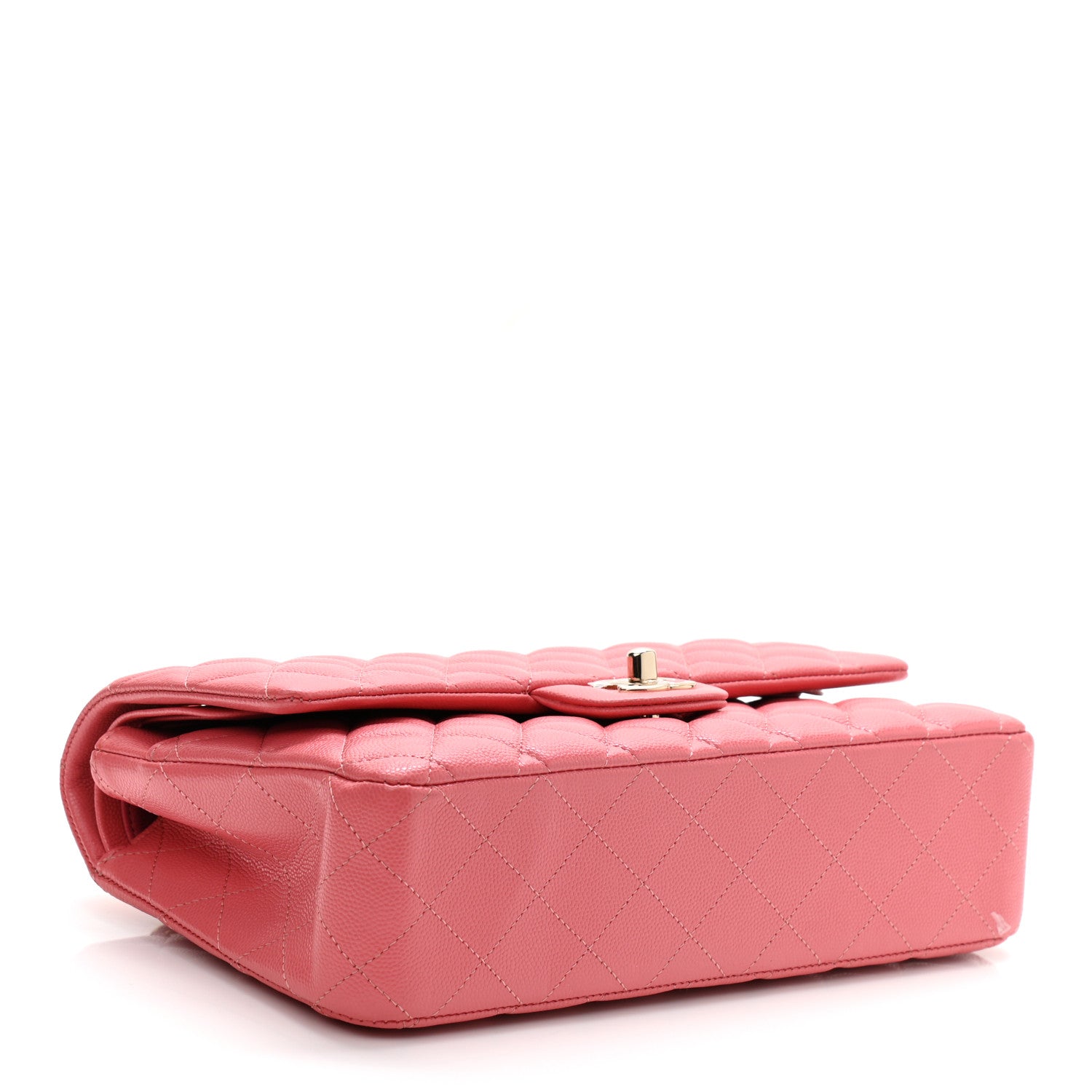 Chanel Caviar Quilted Medium Double Flap Pink 4 of 10