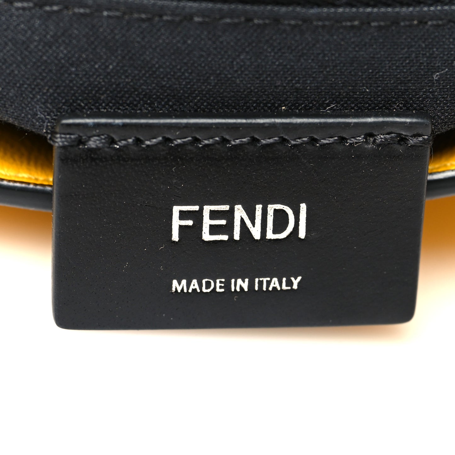 Nappa FF 1974 Embossed Mini Expandable Flap Bag Mimosa