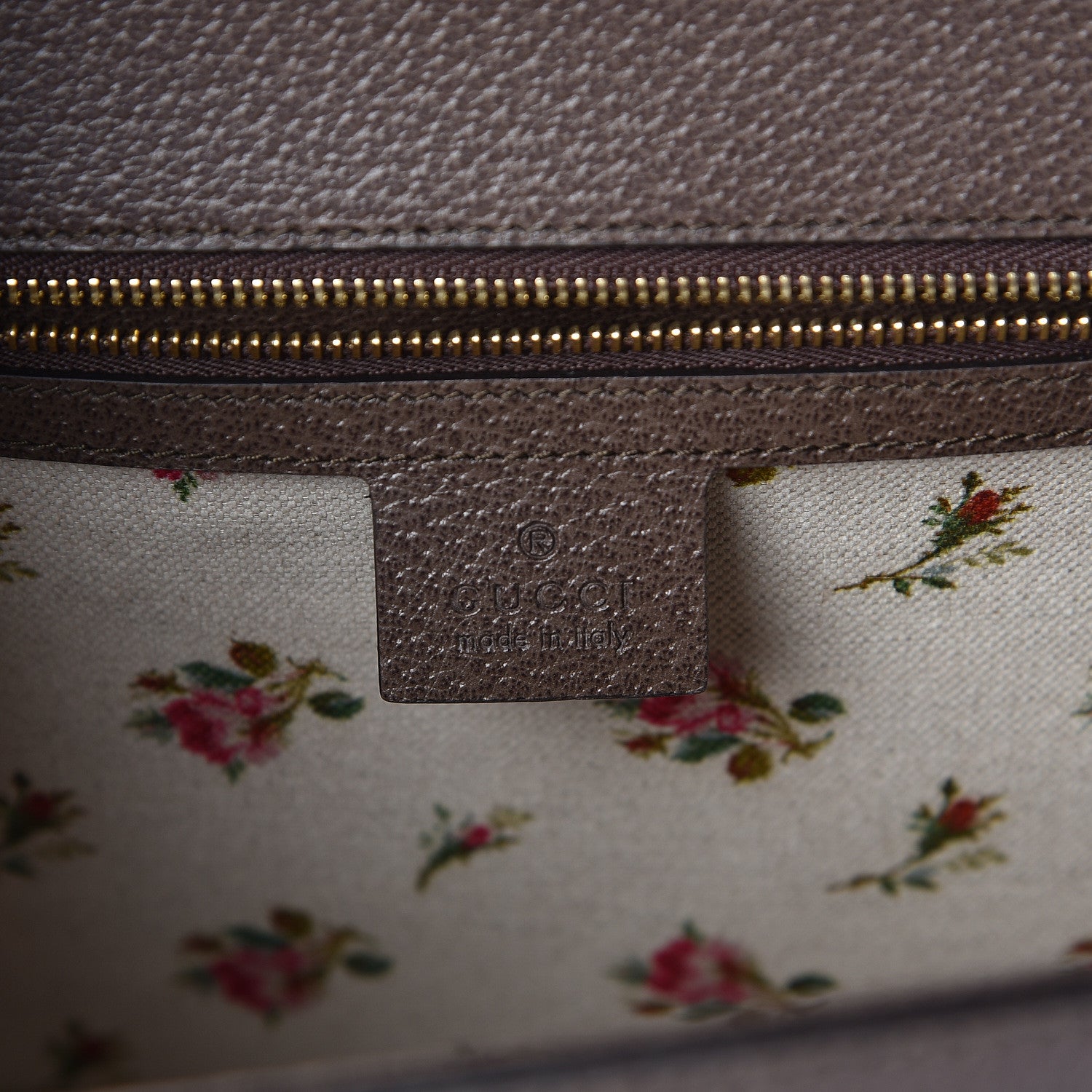 Gucci Calfskin Embroidered Medium Sylvie Top Handle Bag New Acero Multicolor 6 of 10