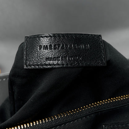 Saint Laurent Calfskin Y Quilted Monogram Medium Loulou Chain Satchel Storm 8 of 12