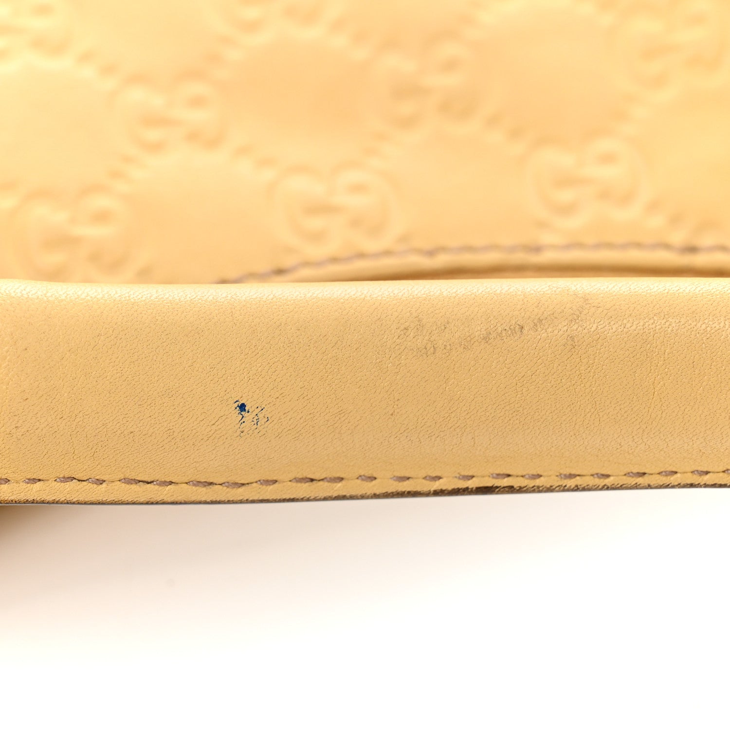 Gucci Guccissima Half Moon Hobo Yellow 11 of 13