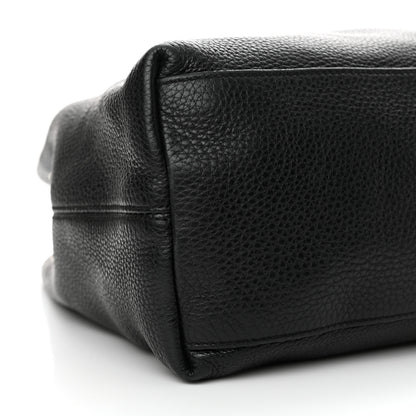 Gucci Pebbled Calfskin Medium Soho Chain Shoulder Bag Black 9 of 14